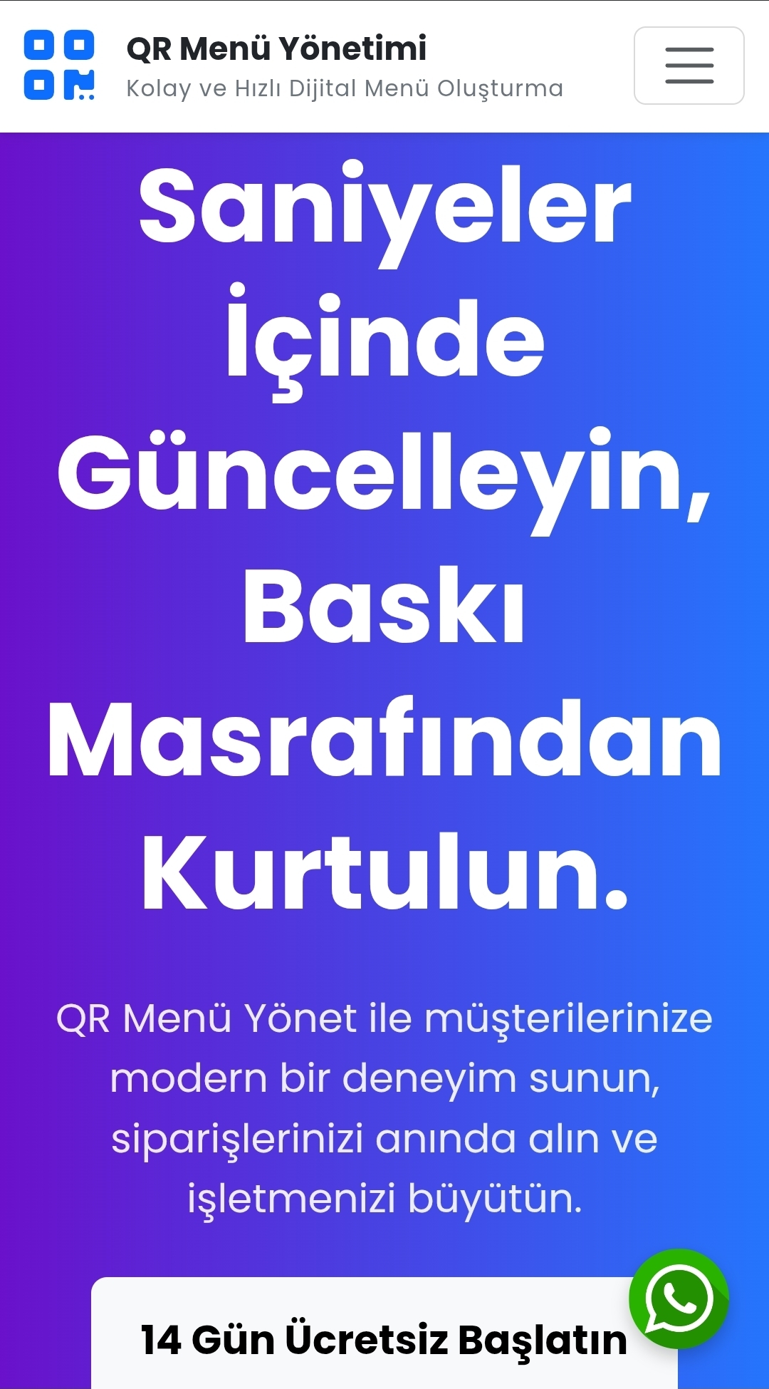 Dijital Menü: Restoran ve Kafelerin Geleceğe Yönelik Yenilikçi Çözümü